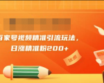 黄岛主引流课：百家号视频精准引流玩法，日涨精准粉200+-副业资源站