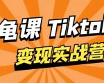 龟课·TikTok变现实战训练营线上第1期，多种变现模式，轻松赚美刀-副业资源站