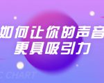 刘琪·如何让你的声音更具吸引力（20节课-完结）-副业资源站