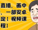 无绿布直播，画中画直播，一部安卓手机搞定-副业资源站