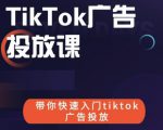 跨境B哥tiktok广告投放课，带你快速入门tiktok广告投放价值1680元-副业资源站