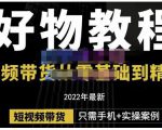 锅锅老师好物分享课程：短视频带货从零基础到精通，只需手机+实操-副业资源站