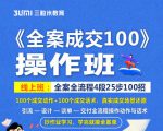 《全案成交100》全案全流程4段25步100招，操作班-副业资源站