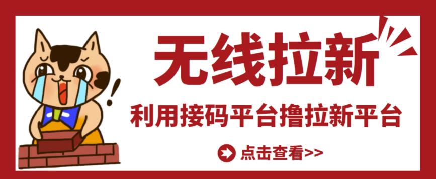 最新接码无限拉新项目，利用接码平台赚拉新平台差价，轻松日赚500+-副业资源站