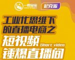 尼克派·工业化思维下的直播电商之短视频锤爆直播间，听话照做执行爆单-副业资源站