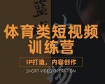 篮球小人物·体育类短视频教学课程，篮球解说账号的IP打造方法和内容创作课-副业资源站