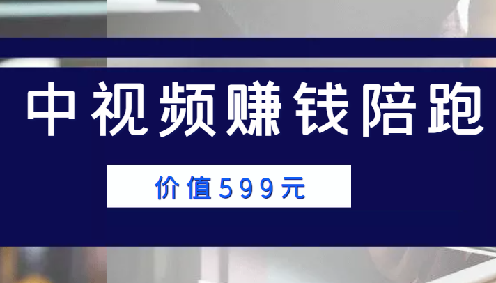 中视频赚钱陪跑，卖中视频账户赚钱收益陪跑项目（价值599元）-副业资源站