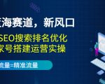 2022蓝海赛道，新风口：短视频SEO搜索排名优化+企业商家号搭建运营实操-副业资源站