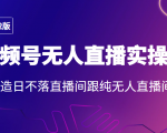 2022年视频号无人直播实操课，打造日不落直播间跟纯无人直播间-副业资源站