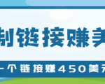 复制链接赚美元，一个链接可赚450+，利用链接点击即可赚钱的项目【视频教程】-副业资源站