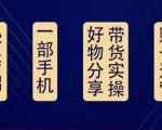 好物分享高阶实操课：0基础一部手机做好好物分享带货（24节课）-副业资源站