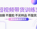 短视频带货训练营：不拍摄 不露脸 不买样品 不囤货发货 简单粗暴混剪带货（第三期）-副业资源站