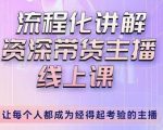 婉婉-主播拉新实操课，流程化讲解资深带货主播，让每个人都成为经得起考验的主播-副业资源站