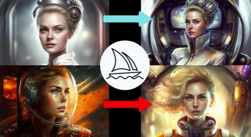 Midjourney V4实现连续性的人物创作：漫画，故事，动画操作教程参数设置-副业资源站