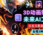 利用未来Ai工具LeiaPix,静态图转换3D动画,Lexica和Chat GPT制作精彩视频-副业资源站