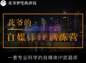 花爷的自媒体IP训练营【14期】,一套专业科学的自媒体IP武器库(更新2023年3月)-副业资源站