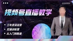 杨sir·视频号直播运营教学,视频号直播流量的底层逻辑,解决直播间没流量,不开单的窘境-副业资源站