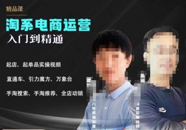 2023手淘搜索实操课+体系化课程,起店起单品实操视频课程-副业资源站