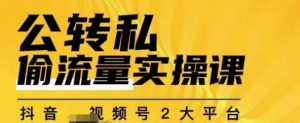 群响公转私偷流量实操课,致力于拥有更多自持,持续,稳定,精准的私域流量!-副业资源站