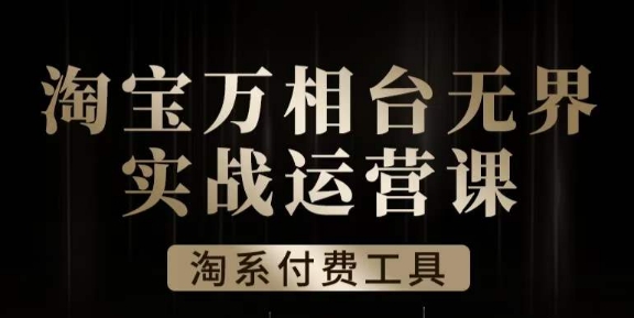 沧海·淘系万相台无界实战运营课，万相台无界实操全案例解析-副业资源站