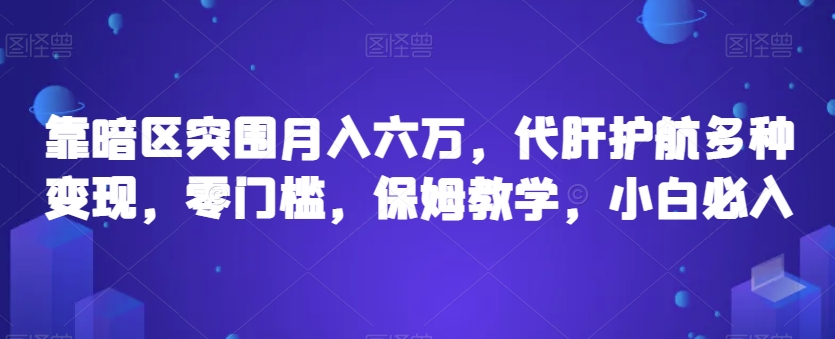 靠暗区突围月入六万，代肝护航多种变现，零门槛，保姆教学，小白必入【揭秘】-副业资源站