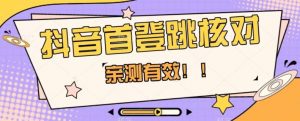 【亲测有效】抖音首登跳核对方法，抓住机会，谁也不知道口子什么时候关-副业资源站