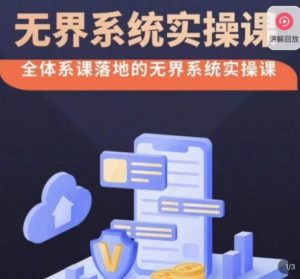 老衲·无界系统实操课，全体系落地无界改版后选择、出价、高投产做付费引流-副业资源站