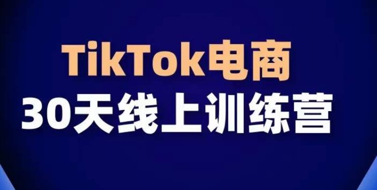 TikTok电商带货30天线上课，不可错过的全球流量洼地！-副业资源站