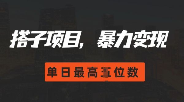 2024搭子玩法，0门槛，暴力变现，单日最高破四位数【揭秘】-副业资源站