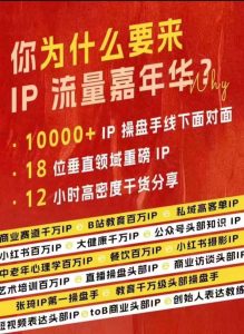 群响IP流量嘉年华,现场视频+IP江湖2024典藏版PPT-副业资源站