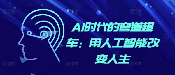 AI时代的弯道超车：用人工智能改变人生-副业资源站