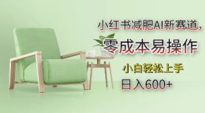 小红书减肥AI新赛道，零成本易操作，日入多张，小白轻松上手【揭秘】-副业资源站