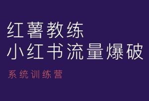 红薯教练-小红书内容运营课,小红书运营学习终点站-副业资源站