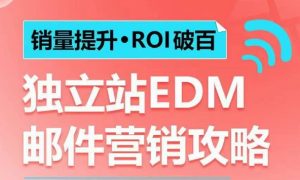 销量提升•ROI破百 独立站EDM邮件营销攻略,如何通过邮件营销每年获得100万美金销售额!-副业资源站