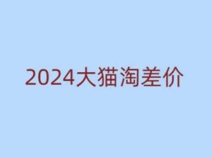 2024版大猫淘差价课程,新手也能学的无货源电商课程-副业资源站