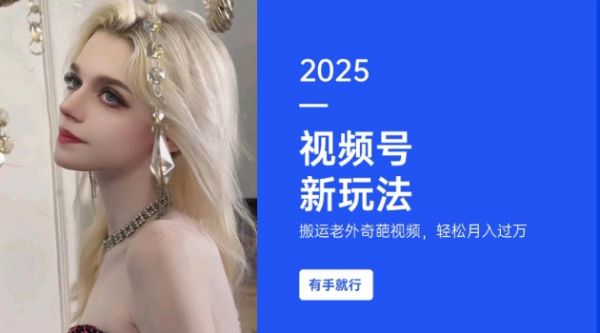 搬运老外奇葩视频，撸视频号分成计划收益，每天只需一小时，新手小白轻松月入过W-副业资源站