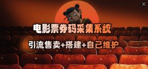 电影票券码采集系统_从商户放单转型做抢单达人-副业资源站