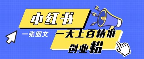小红书模版一张图片一天轻松引流上百创业粉-副业资源站