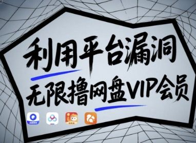 利用平台漏洞，无限撸网盘VIP会员，用户亲测有效!【漏洞原理+操作演示】-副业资源站