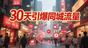 30天引爆同城流量:团购篇 认知篇 流量篇 来客篇 达人篇 老板人设IP篇 投流篇-副业资源站