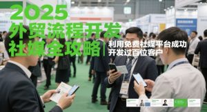 2025外贸流程开发社媒全攻略,利用免费社媒平台成功开发过百位客户-副业资源站