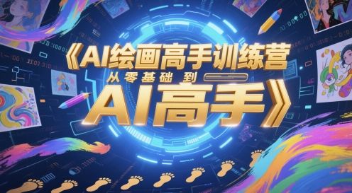 AI绘画高手训练营，从零基础到AI高手-副业资源站