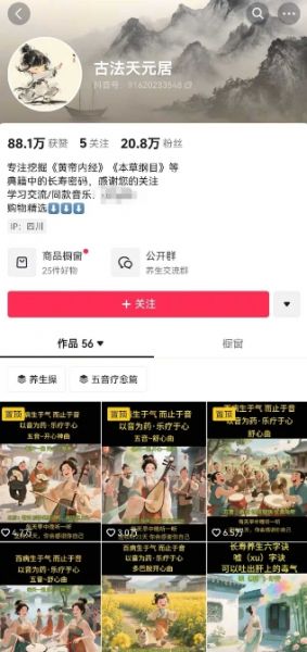 古法五音养生教程,五音疗愈的视频的制作方法,2-4小时就能学会,作者10天涨粉10W