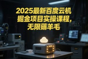 2025最新百度云机掘金项目实操课程单窗口保底5-10元月收益单窗口150+【揭秘】-副业资源站
