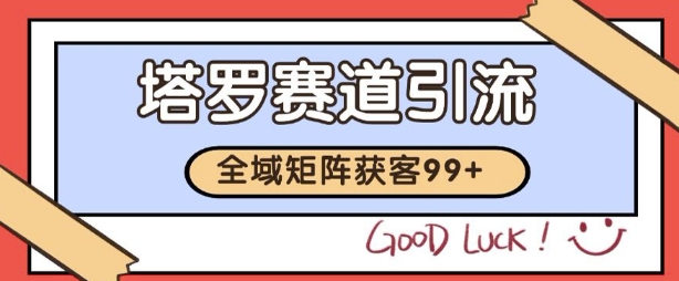 小红书某音塔罗赛道引流获客 自热矩阵日引200+【揭秘】-副业资源站