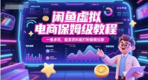 闲鱼虚拟电商保姆级教程，一鱼多吃，能卖资料能打粉能做拉新-副业资源站