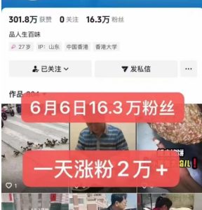 外面卖5000最新抖音搬运涨粉技术，新玩法，一分钟一条，一天涨粉2W，苹果安卓都可用-副业资源站