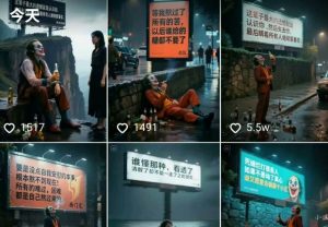 一条视频竟然15W赞！用AI制作小丑自嘲扎心文案视频，当下非常火爆的短视频流量神器-副业资源站