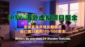 【海外虚拟项目掘金】日入100-200美刀，自己在家就可以闷声发大财，长期可做，工作室可复制扩大【揭秘】-副业资源站