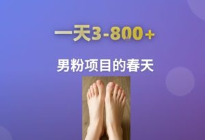 AI一键生成美女素材，一天收益3-8张，男粉项目的春天-副业资源站